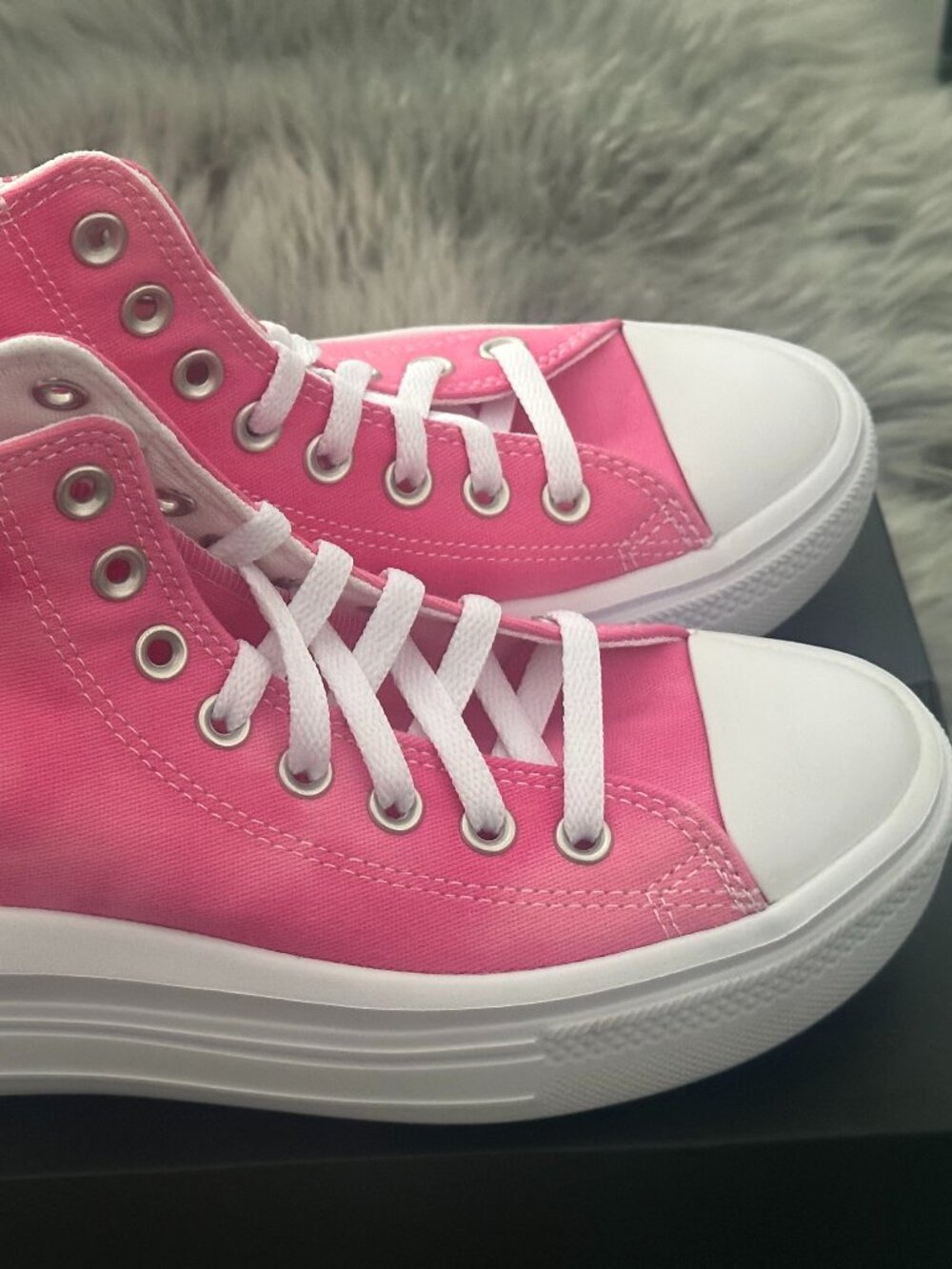 Converse Chuck Taylor All Star Move Hi Chaos Fuchsia Women’s 5.5 A11817C